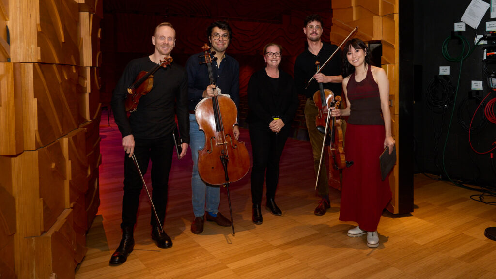 Sophie Emery with the Australian String Quartet