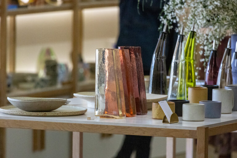 Designer pieces on display at Jam Factory Barossa at the Australian String Quartet's Barossa Weekend of Music.