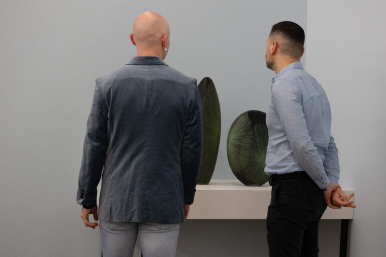 Guests enjoying art at Jam Factory Barossa at the Australian String Quartet's Barossa Weekend of Music.