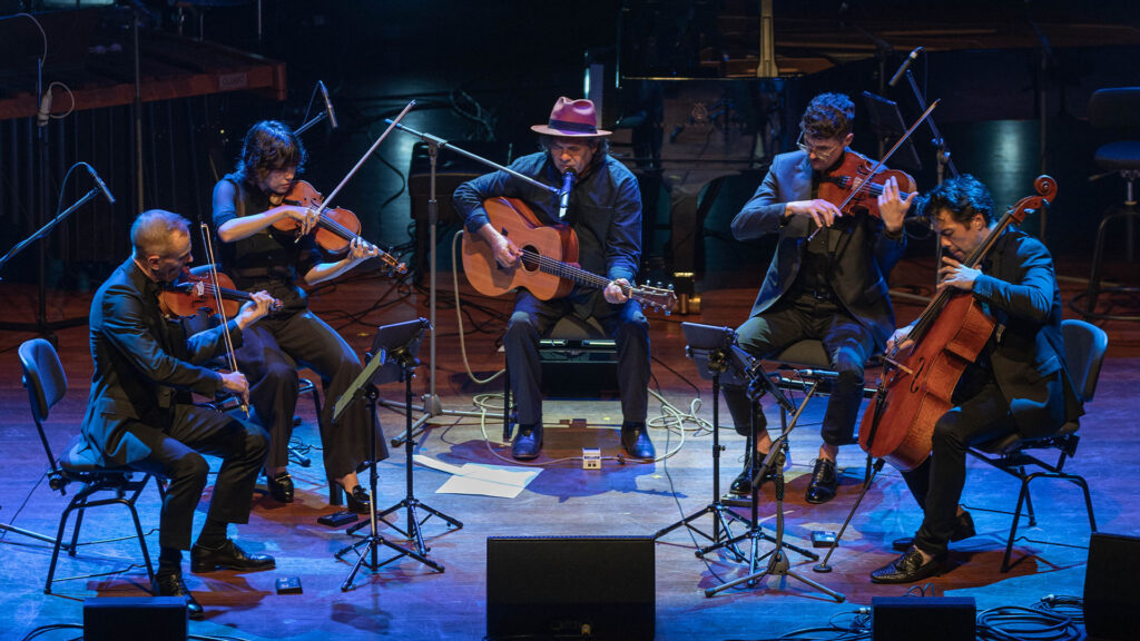 Stephen Pigram and Australian String Quartet