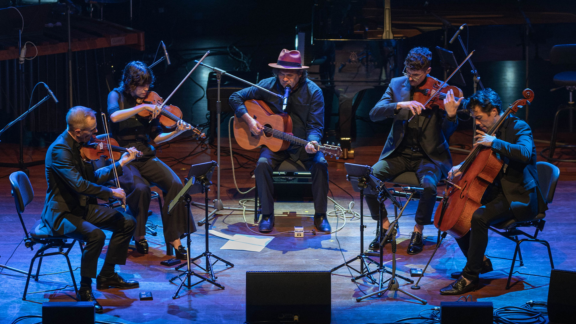 Stephen Pigram and Australian String Quartet